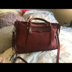 Purple Suede Rebecca Minkoff Regan Satchel